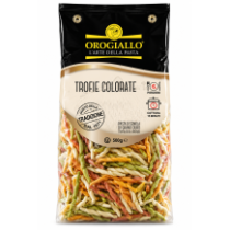 Orogiallo trofie barevné těstoviny sušené bezvaječné 500g