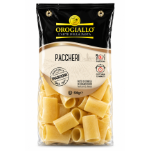 Orogiallo paccheri těstoviny sušené bezvaječné 500g
