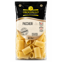 Orogiallo paccheri těstoviny sušené bezvaječné 500g