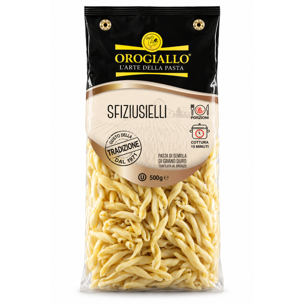 Orogiallo sfiziusielli těstoviny sušené bezvaječné 500g