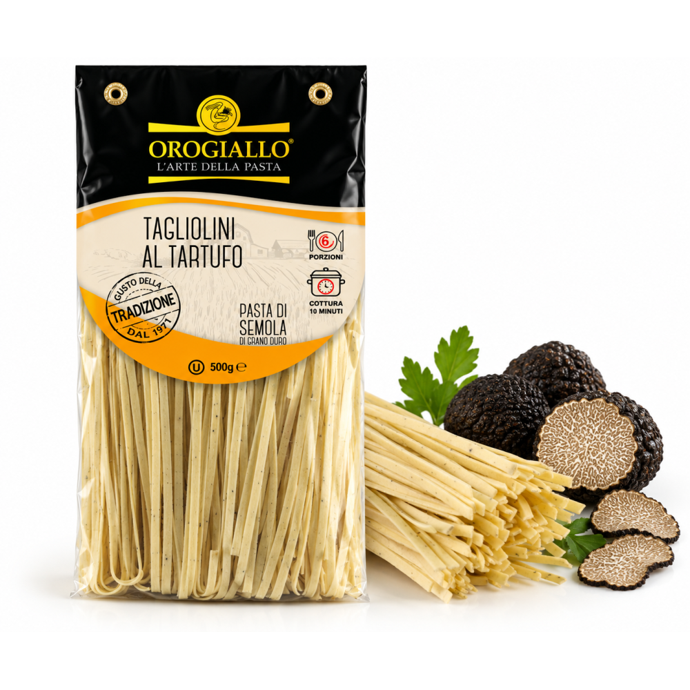 Orogiallo sušené těstoviny tagliolini s lanýži 500g