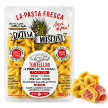 Luciana mosconi tortellini prosciutto crudo čerstvé těstoviny 250g