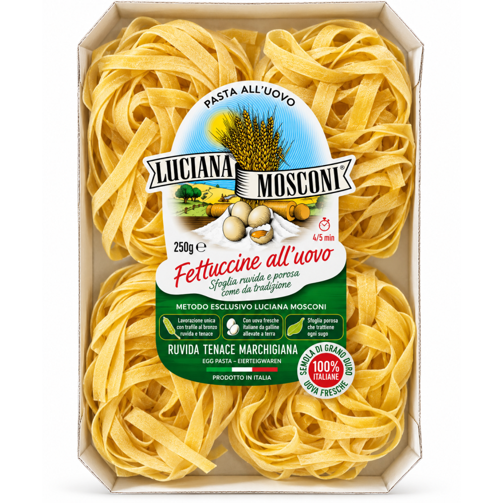 Luciana mosconi sušené vaječné těstoviny fettuccine 250g