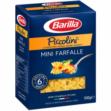 Barilla mini farfalle sušené bezvaječné těstoviny 500g