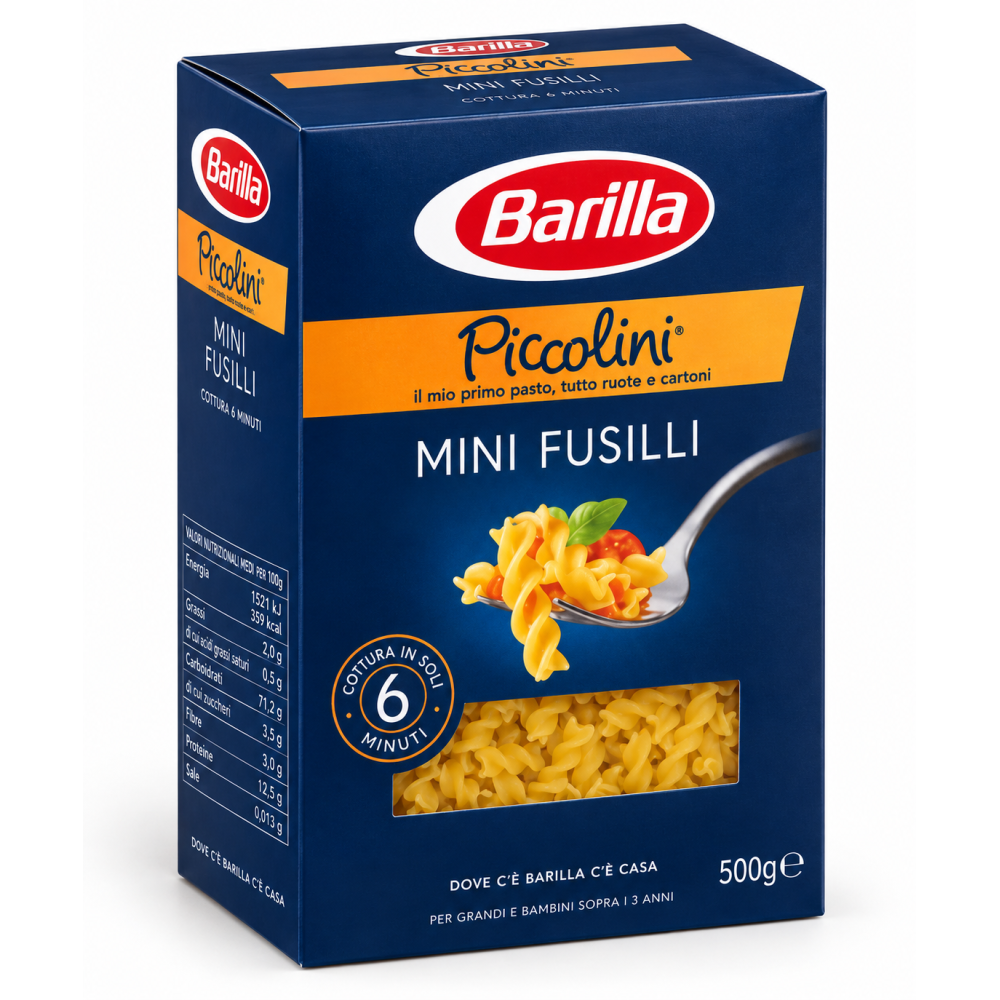 Barilla mini fusilli sušené bezvaječné těstoviny 500g