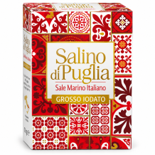 Salino di puglia sůl hrubá mořská jodisovaná 1kg