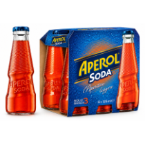 Aperol soda alkoholický nápoj 3% 6x 125ml