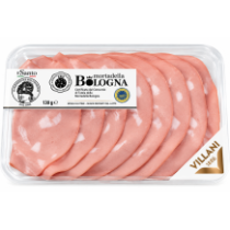 Villani mortadella boloňská la santo měkký salám igp 130g