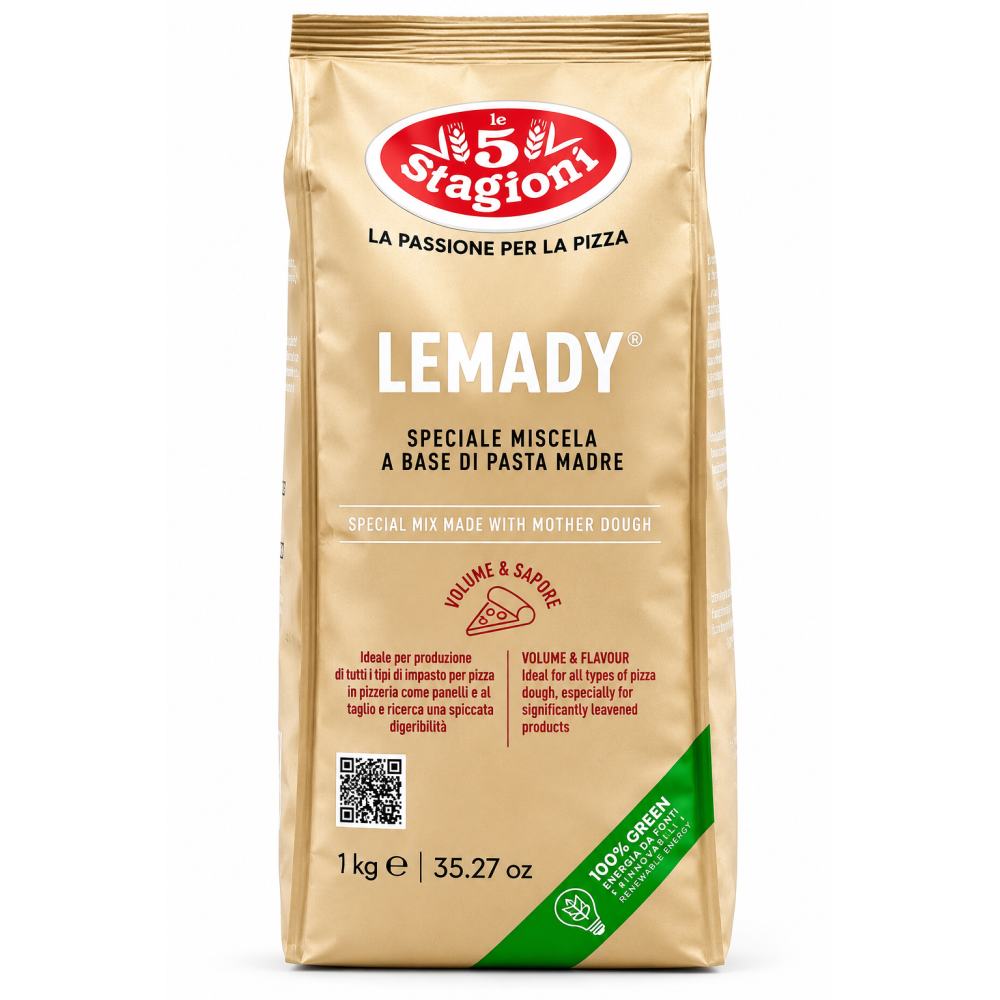 Le 5 stagioni lemady sušený kvásek pro nadýchané těsto na pizzu 1kg
