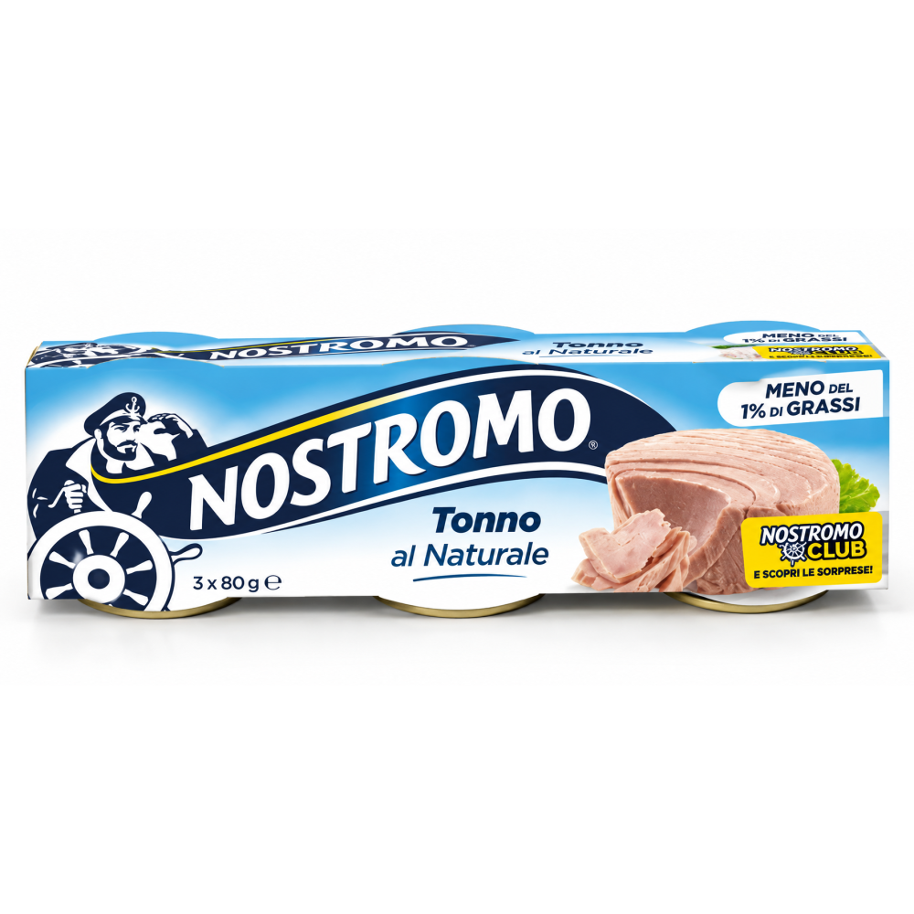 Nostromo přírodní tuňák ve vlastní šťávě 210g