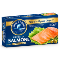 L´isola d´oro filety z lososa v olivovém oleji 150g