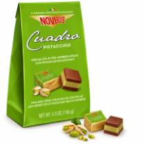 Novi cuadro mléčné čokoládovo pistáciové pralinky 150g