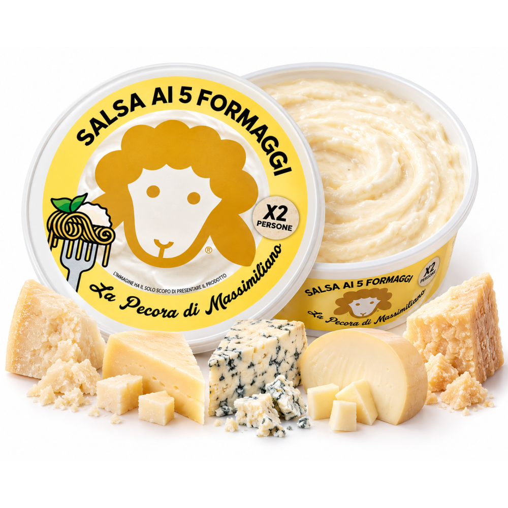 La pecora di massimiliano roztíratelný sýr pecorino 5 sýrů 125g