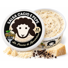La pecora di massimiliano roztíratelný sýr pecorino s pepřem 125g