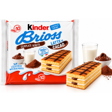 Ferrero kinder brioss mléko a kakao sladký dezert 10x kusů