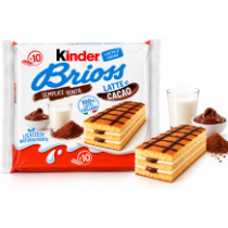 Ferrero kinder brioss mléko a kakao sladký dezert 10x kusů