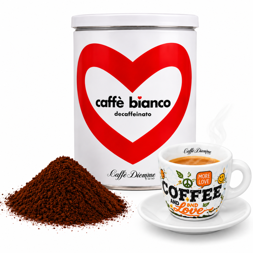 Caffé Diemme caffé bianco mletá káva bez kofeinu 250g