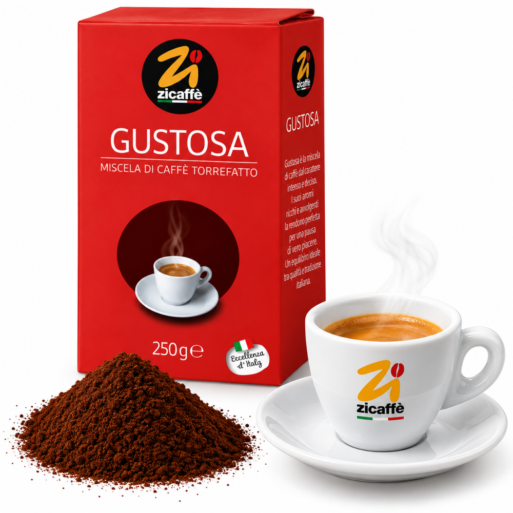 Zicaffé gustosa mletá káva 250g