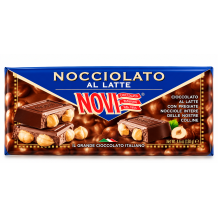 Novi nocciolato al late mléčná čokoláda s lískovými ořechy 130g