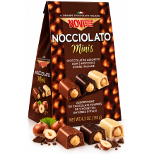 Novi čokoláda nocciolato minis tři druhy pralinek 130g