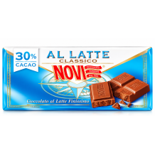 Novi al latte 30% kakaa klasická mléčná jemná čokoláda 100g