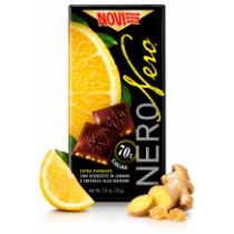 Novi nero 70 % čokoláda s citronem a zázvorem 75 g