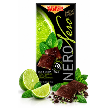 Novi nero čokoláda s limetkou a mátou 75g