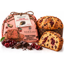 Borsari panettone višně amarena a čokoláda vánoční bábovka 500g