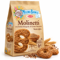 Mulino binco molinetti sušenky s třtinovým cukrem 350g