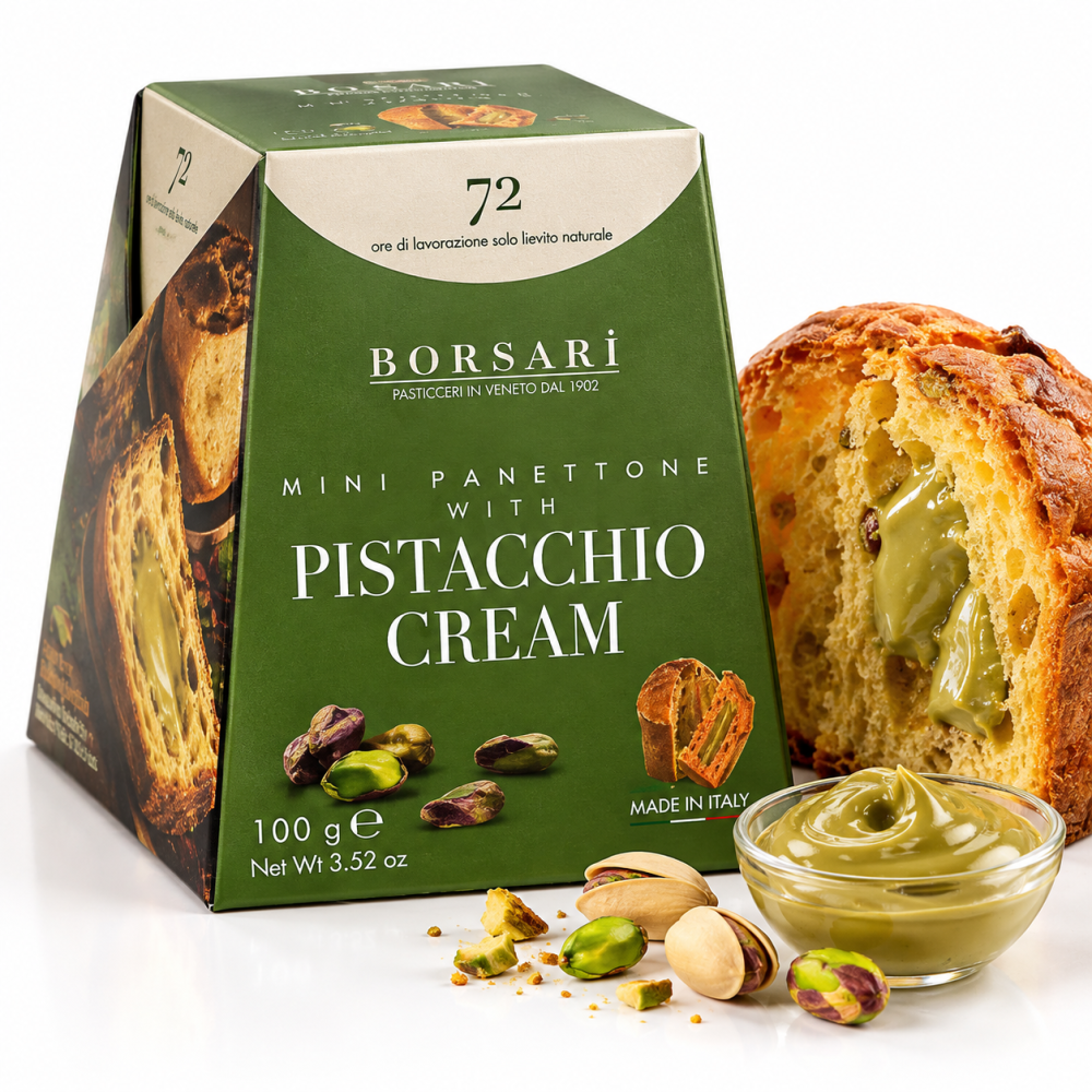 Borsari panettoncino s pistáciovým krémem 100g