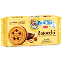 Mulino bianco sušenky baiocchi lískooříškové 6 ks 336g