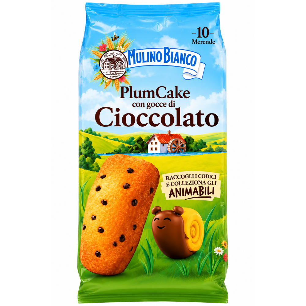 Mulino bianco dezert plumcake čokoládový 10 ks 350g