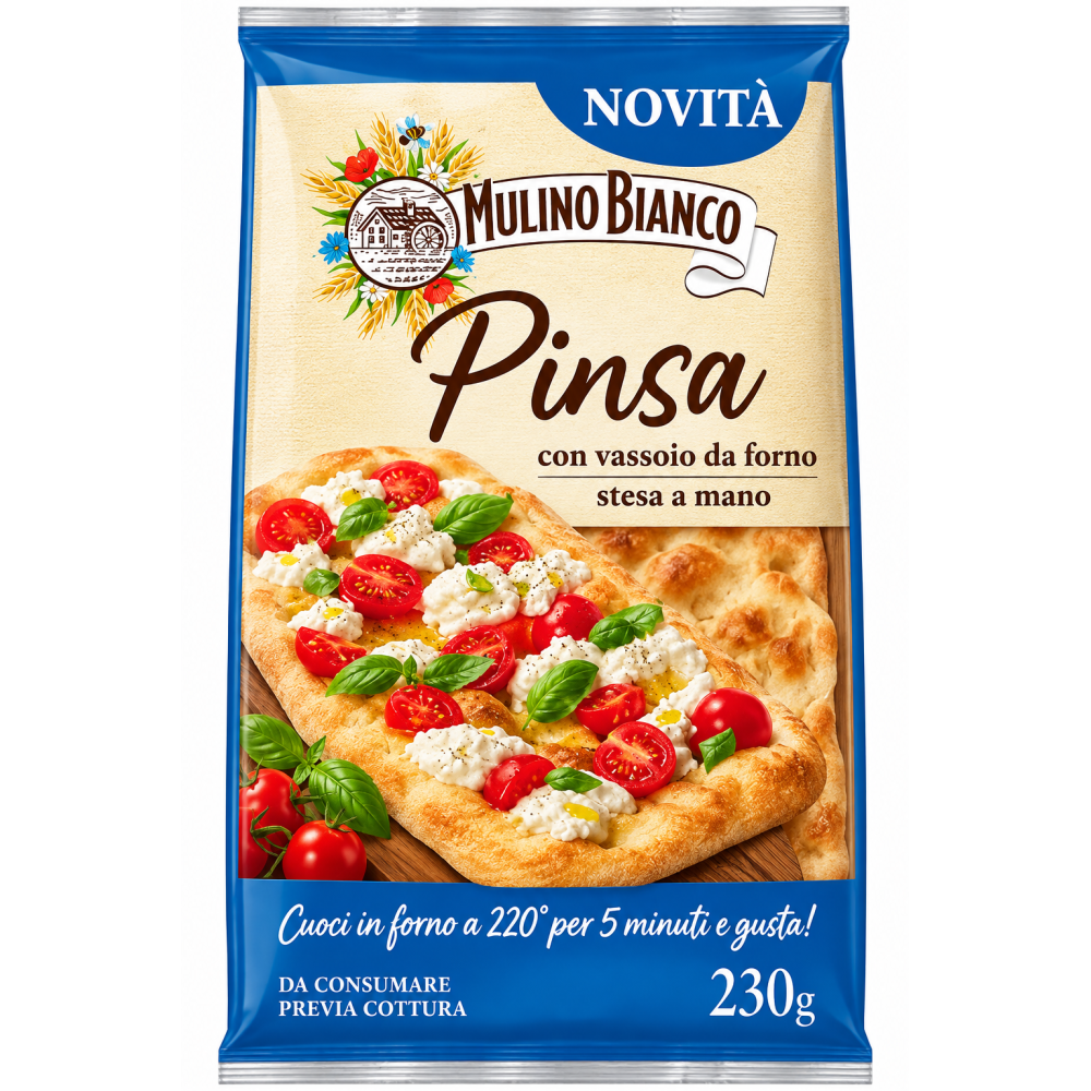 Mulino bianco pinsa  předpečený korpus 230g