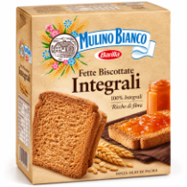 Mulino bianco fette integrali celozrnné křupavé tousty 315g