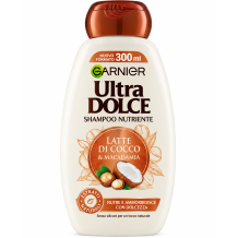 Garnier ultra dolce latte di cocco & macadamia šampon s kokosovým mlékem 250ml