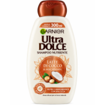 Garnier ultra dolce latte di cocco & macadamia šampon s kokosovým mlékem 250ml