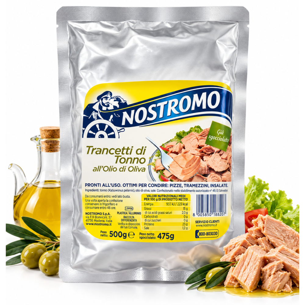 Nostromo tuňák v olivovém oleji 500g