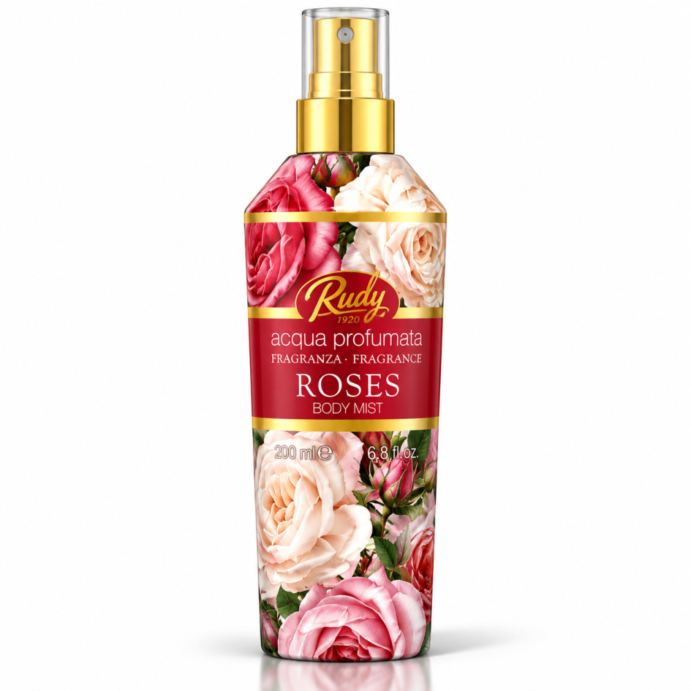 Rudy sprej na tělo damašská růže 200ml
