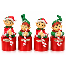 Flamigni Vánoční elf s mini cookies s trojitou čokoládou 100 g