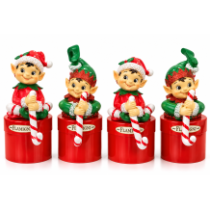 Flamigni Vánoční elf s mini cookies s trojitou čokoládou 100 g