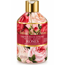 Rudy Nature & Arome Roses sprchový gel a pěna do koupele růže 500 ml