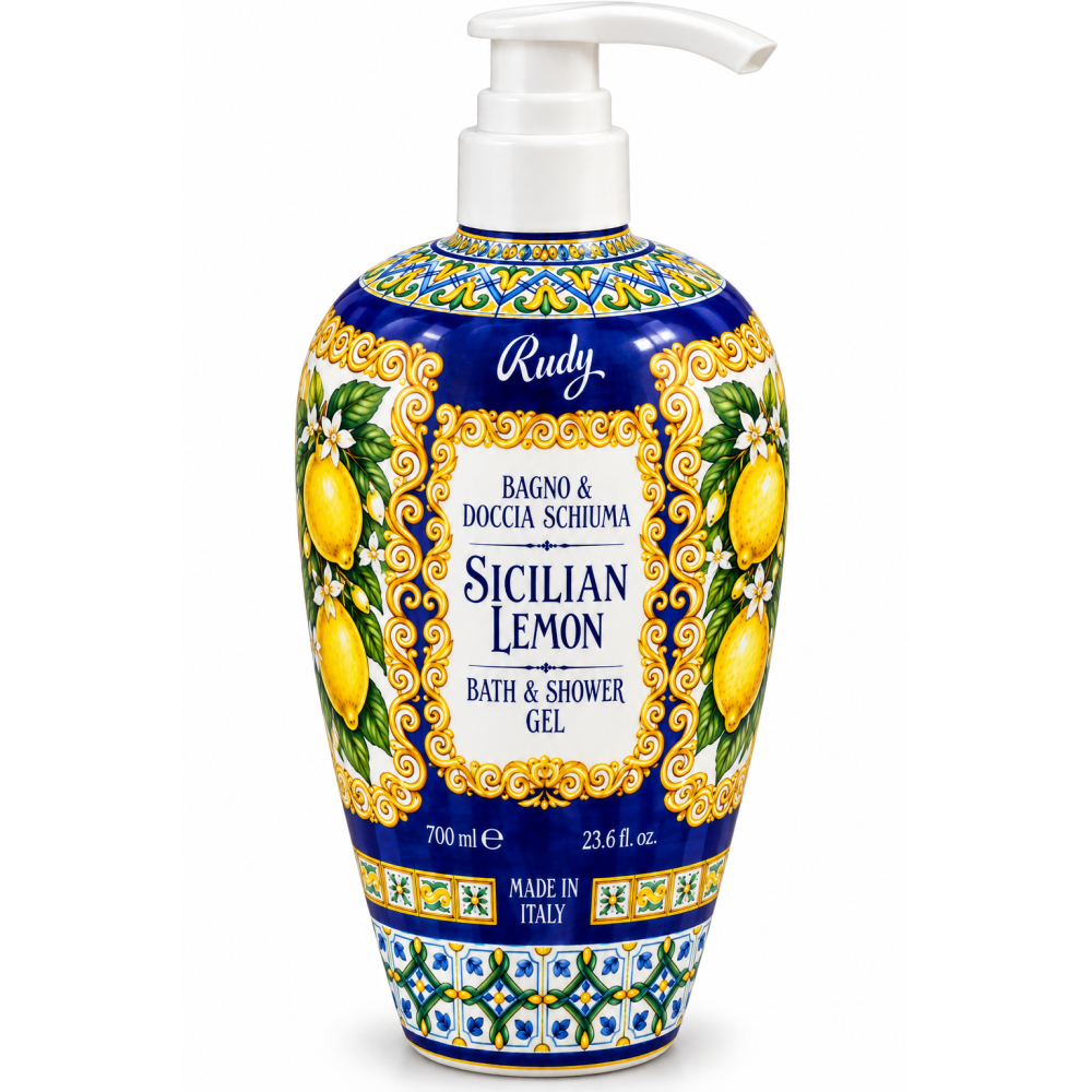 Rudy le maioliche sicilian lemon sprchový gel sicilský citron 700 ml