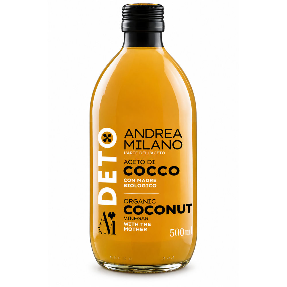 Andrea milano deto kokosový ocet sklo 500ml
