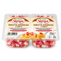 Veroni pancetta affumicata uzená pancetta kousky 160g