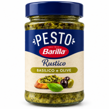 Barilla pesto rustico s bazalkou a olivami 200g