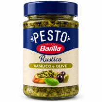 Barilla pesto rustico s bazalkou a olivami 200g