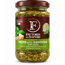 Fattoria dei sapori pesto genovese bazalkové pesto s česnekem dop 180g
