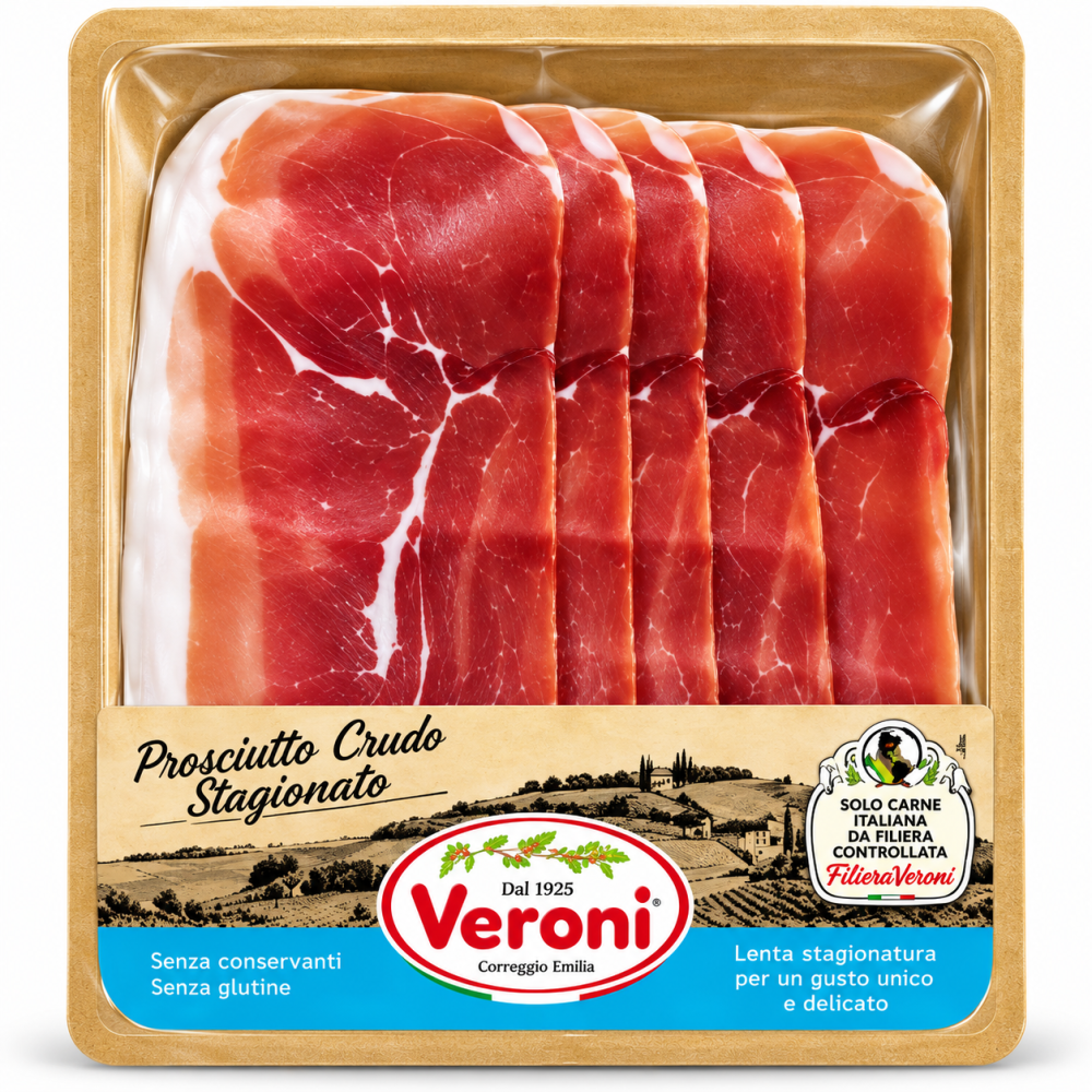 Veroni prosciutto crudo sušená šunka 70g