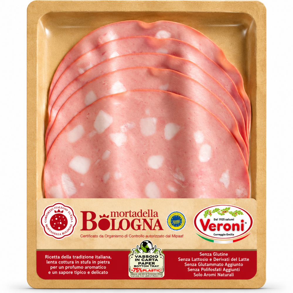 Veroni salám měkký mortadella bologna i.g.p. 110g