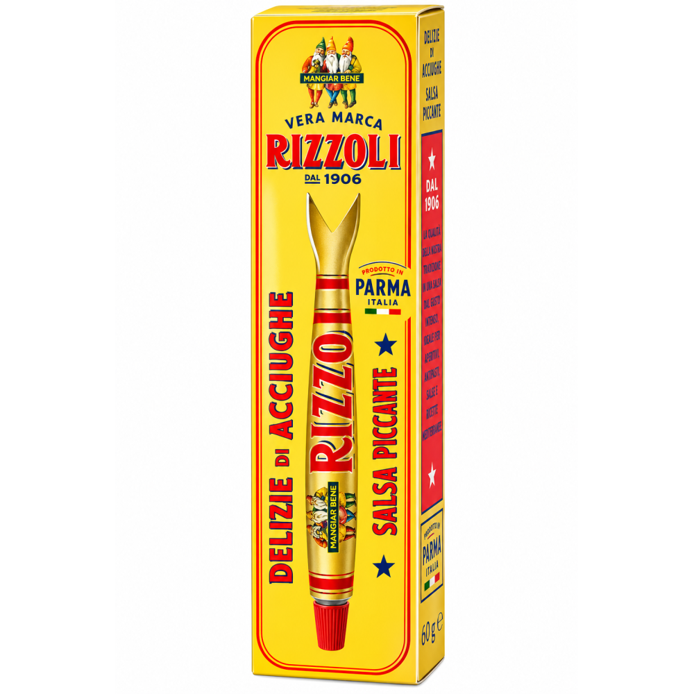 Rizzoli  ochucená ančovičková pasta s olivovým olejem 60g